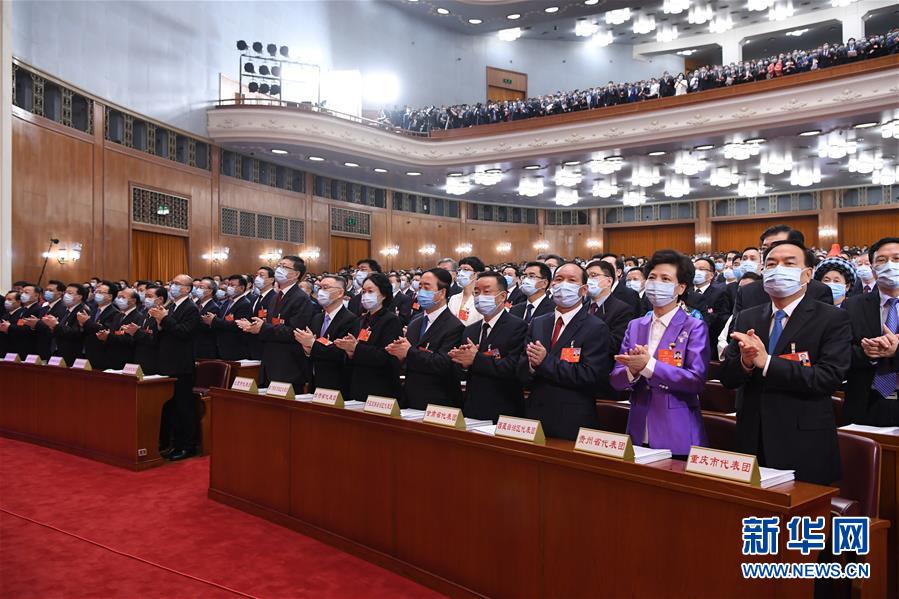 5月22日，第十三屆全國人民代表大會第三次會議在北京人民大會堂開幕。 