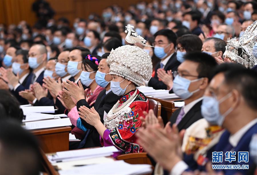 5月22日，第十三屆全國人民代表大會第三次會議在北京人民大會堂開幕。 