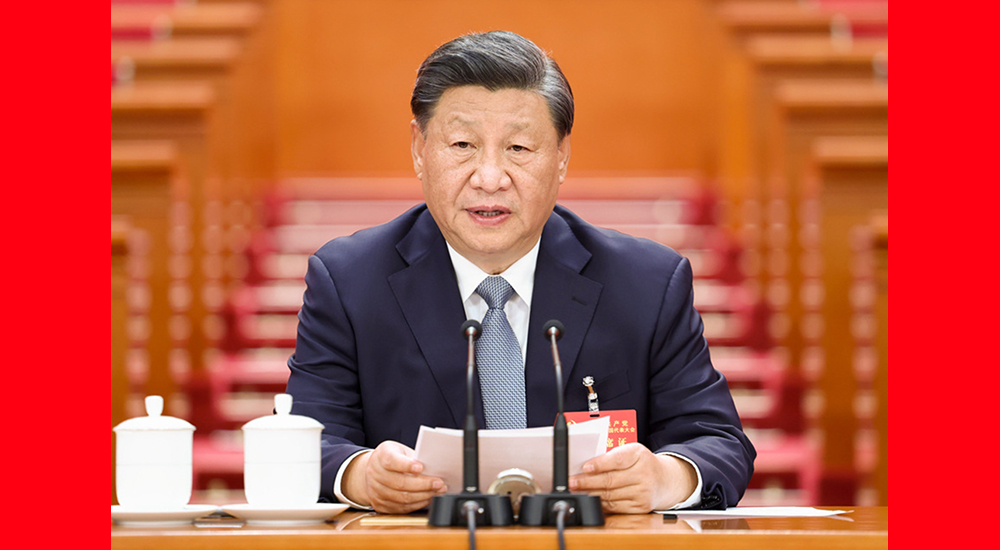 10月15日，中國共產(chǎn)黨第二十次全國代表大會在北京人民大會堂舉行預備會議。習近平同志主持會議。