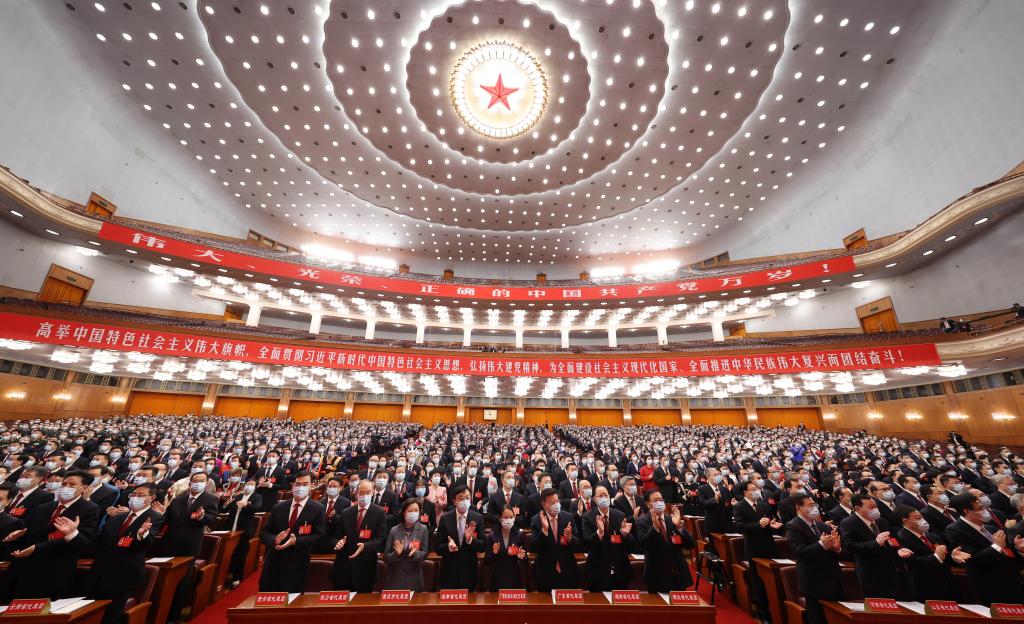10月22日，中國共產(chǎn)黨第二十次全國代表大會閉幕會在北京人民大會堂舉行。