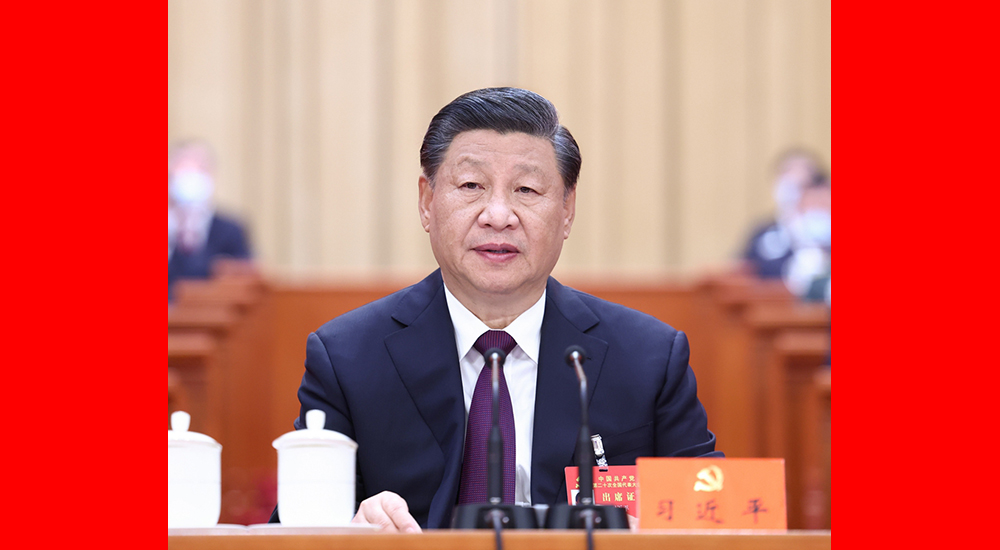 10月22日，中國共產(chǎn)黨第二十次全國代表大會在北京人民大會堂勝利閉幕。習近平同志主持大會。