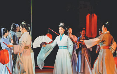 圖為歌劇《李清照》劇照。  　　浙江演藝集團(tuán)供圖