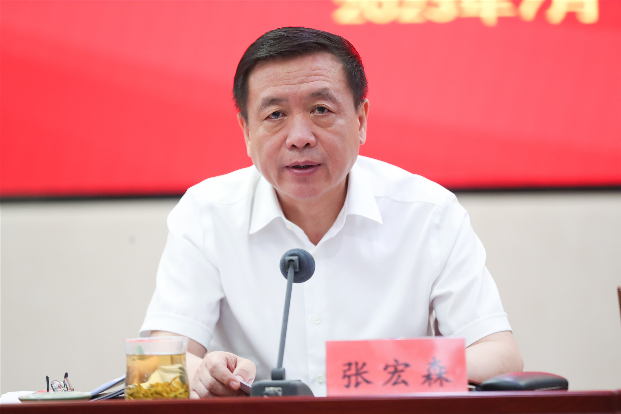 中國作協(xié)黨組書記、副主席張宏森講話