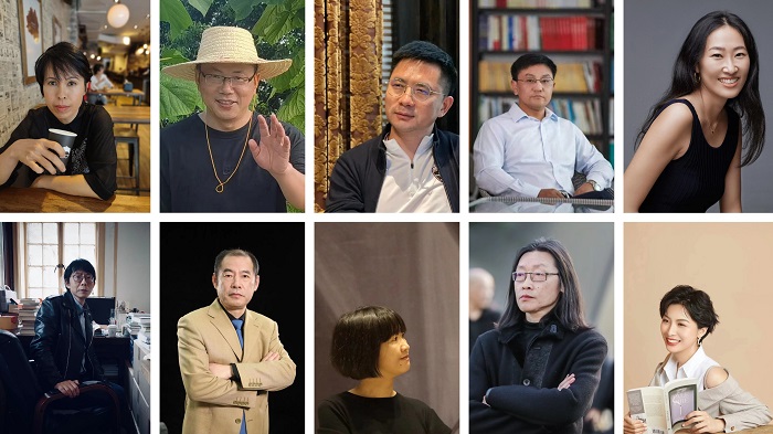 上：黎紫書、舒飛廉、沈念、尹文武、孟小書   下：張定浩、劉文飛、吳雅凌、朱朱、周婉京
