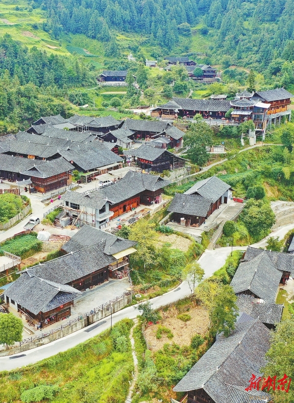 溆浦縣統(tǒng)溪河鎮(zhèn)雁鵝界民居。