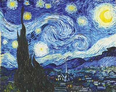 《星空》局部。