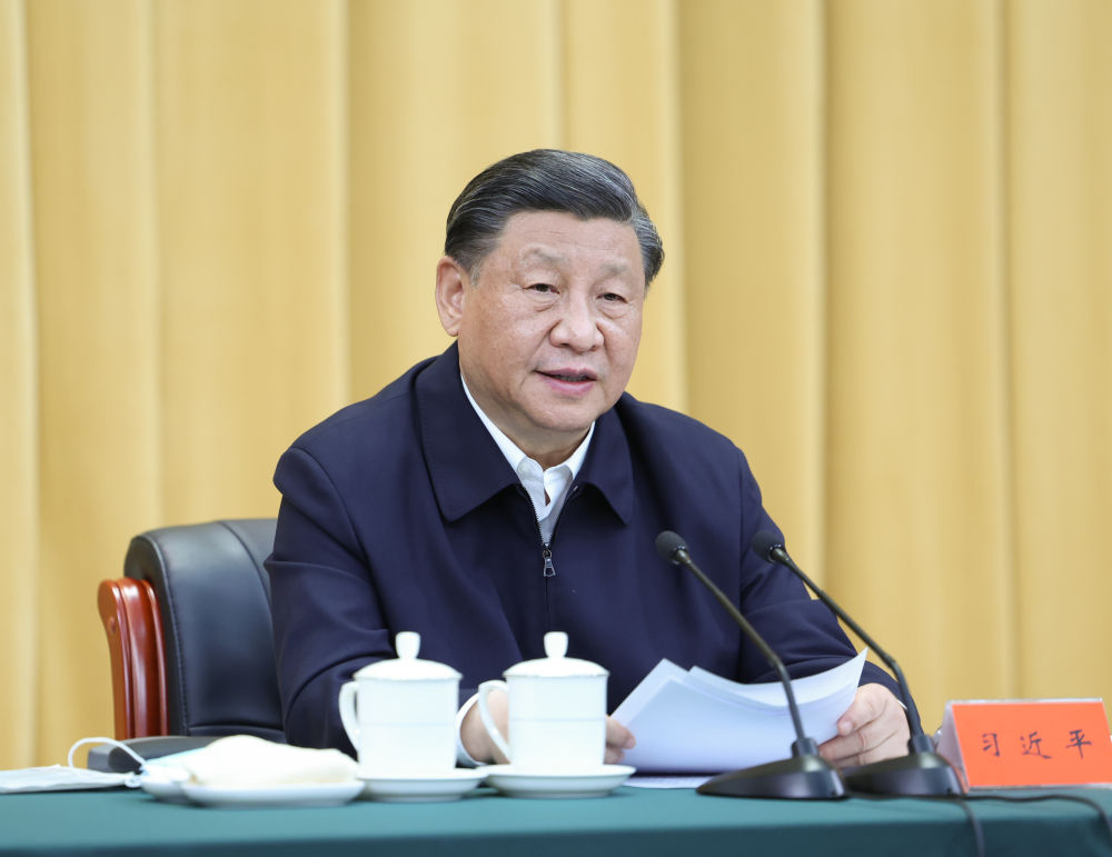 2023年6月2日，習(xí)近平在北京出席文化傳承發(fā)展座談會并發(fā)表重要講話。新華社記者 鞠鵬 攝