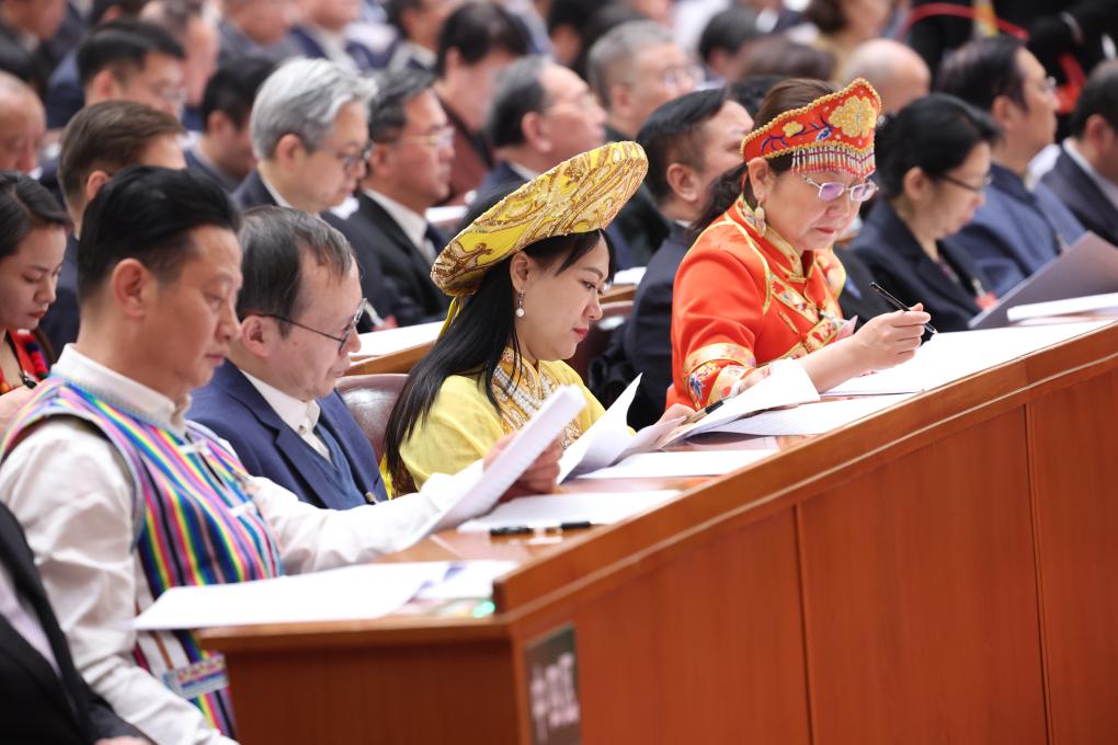 3月4日，中國(guó)人民政治協(xié)商會(huì)議第十四屆全國(guó)委員會(huì)第二次會(huì)議在北京人民大會(huì)堂開(kāi)幕。新華社記者 龐興雷 攝