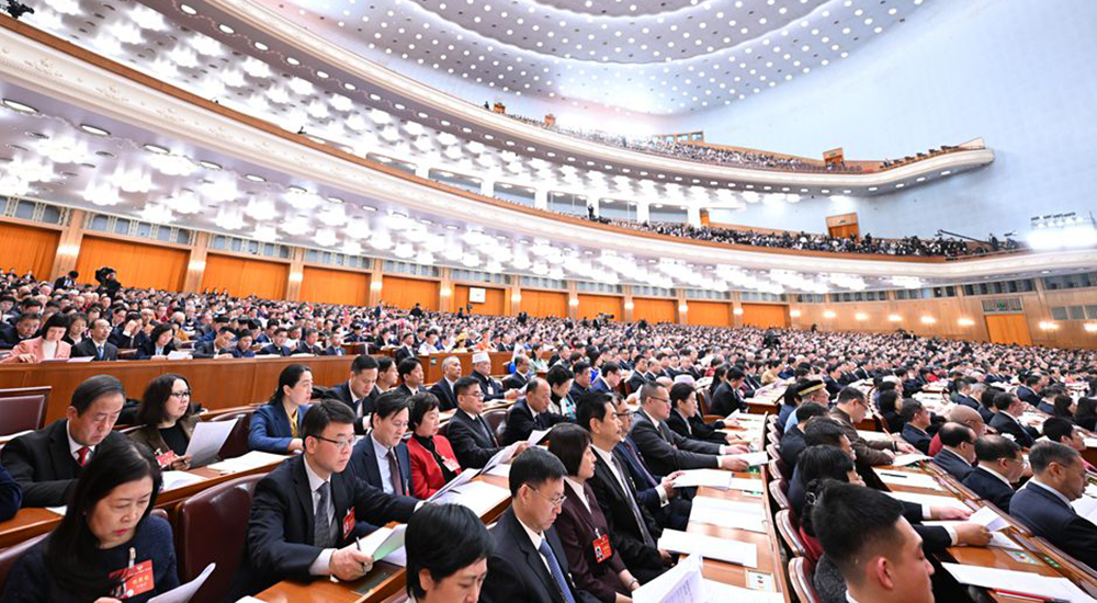3月4日，中國(guó)人民政治協(xié)商會(huì)議第十四屆全國(guó)委員會(huì)第二次會(huì)議在北京人民大會(huì)堂開幕。