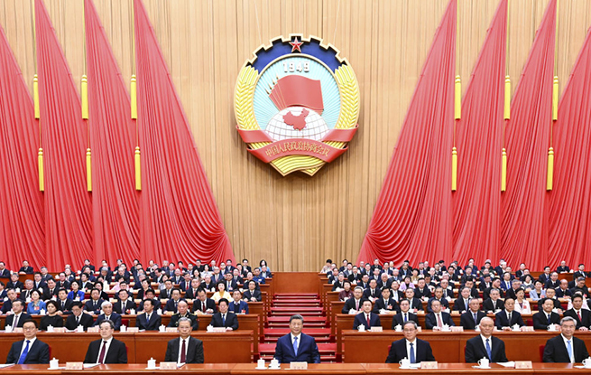 全國政協(xié)十四屆四次會議在京開幕 習近平等黨和國家領(lǐng)導人到會祝賀