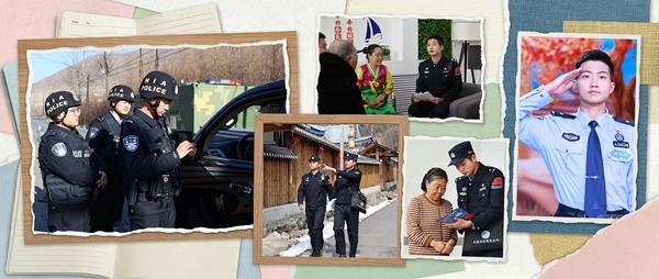 滕凱楓作為一名移民管理警察在景區(qū)出警的一天。受訪者供圖