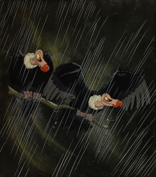 《白雪公主和七個小矮人》中的禿鷹，由迪士尼工作室藝術家創(chuàng)作，于1938年送給大都會博物館